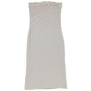 RVCA Raincheck Tube Midi Dress Striped Cutout Size M Black White Women’s‎